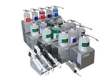 Dialysis meter calibration stations
